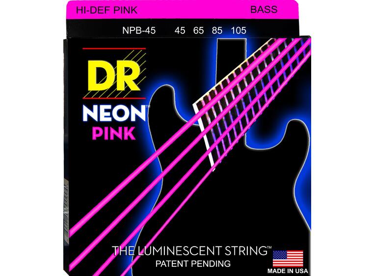 DR Strings NPB45 Neon Pink (045-105) Medium